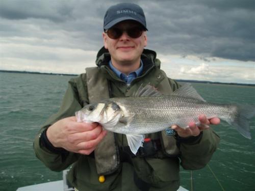 David Sproston finding 8 Bass in an afternoon on neap tides and sultry weather, 2008