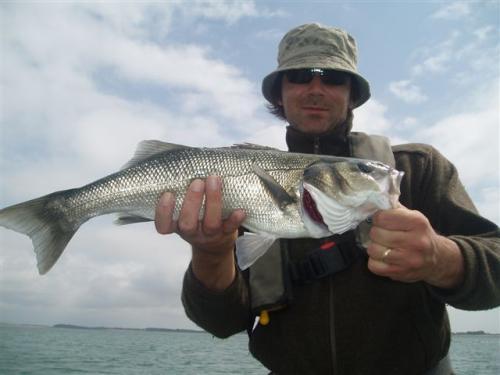 Warren Groombridge catching on a Cockroach pattern in July, 2008