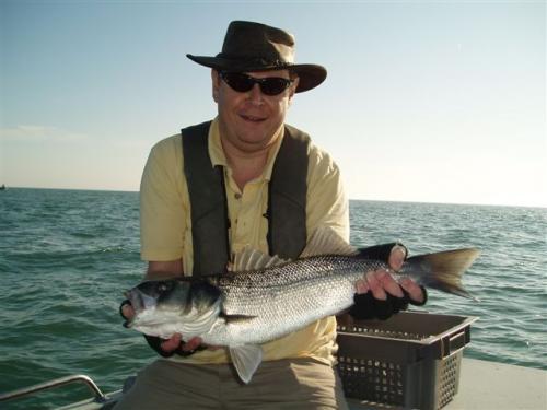 Andy Morgan taking a nice Bass in October.., 2008