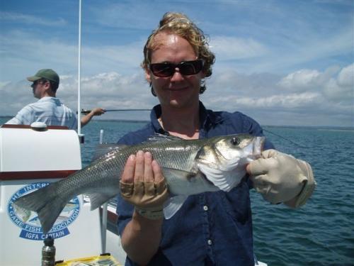 Roland finds the bite in early July..., 2010
