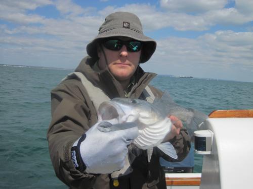 Matt Summerfield finding therapy in Priory Bay..., 2011