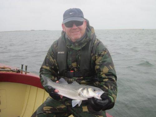 Cold, windy but hooked..... Good to see you Peter., 2012