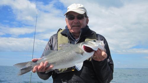 Bob Lusty in Mid June with a nice reef fish..., 2015