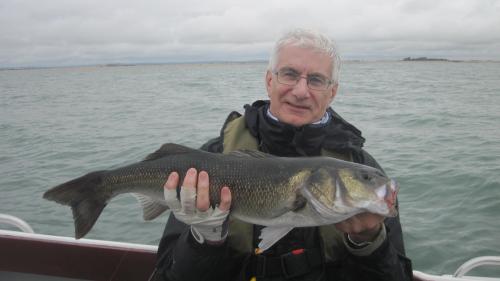 Dave Roberts with an August female....., 2015